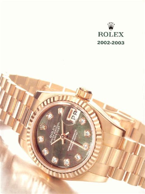 listino rolex pdf